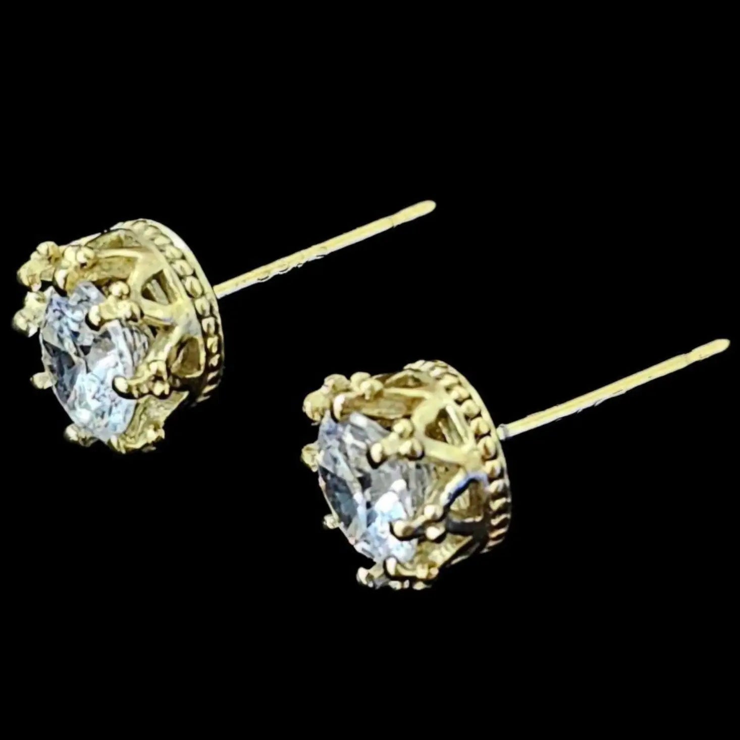 Crown Jewels Earring all set in Sterling Silver
